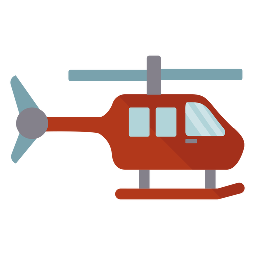 Helicopter semi flat