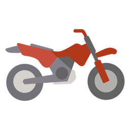 Motorbike semi flat PNG Design Transparent PNG