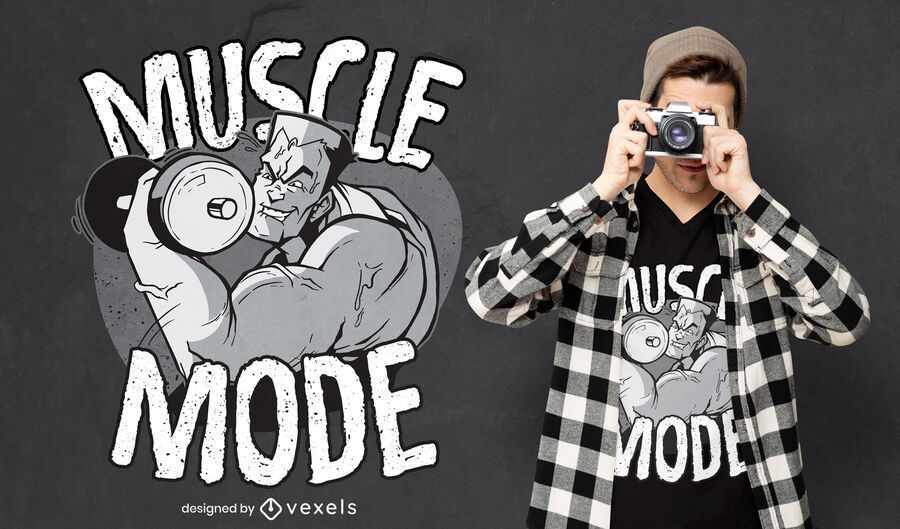 Bodybuilder lifting weights t-shirt design Bodybuilder lifting weights t-shirt design