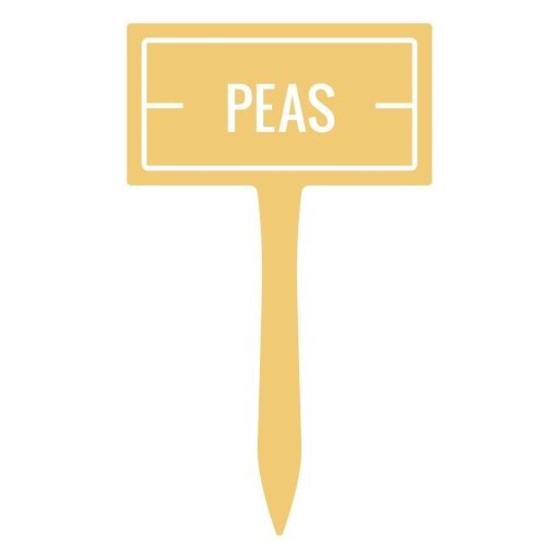 Peas sign cut out