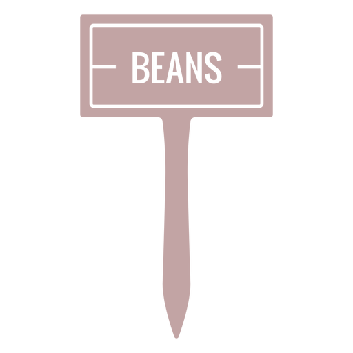 Beans sign cut out
