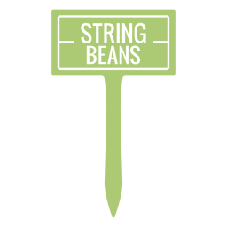 String beans signs cut out PNG Design