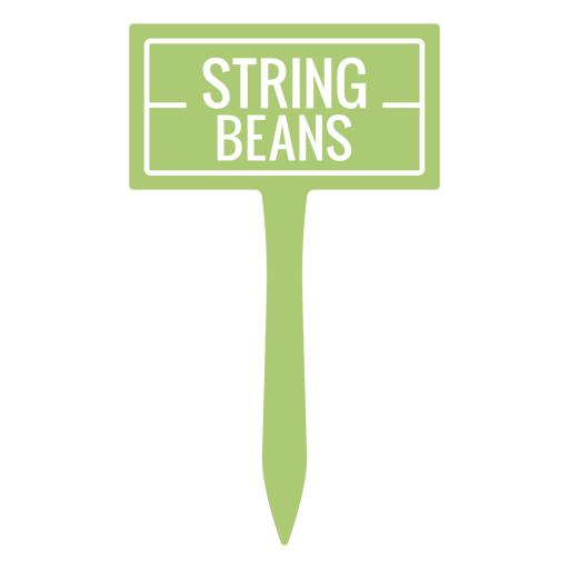 String beans signs cut out