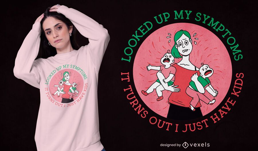 Overwhelmed mom t-shirt design Overwhelmed mom t-shirt design