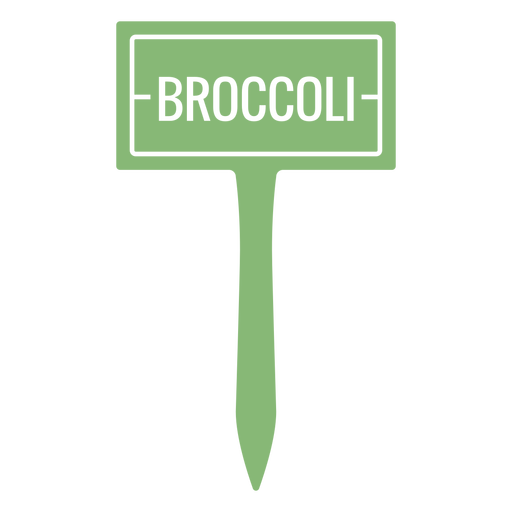 Broccoli sign cut out