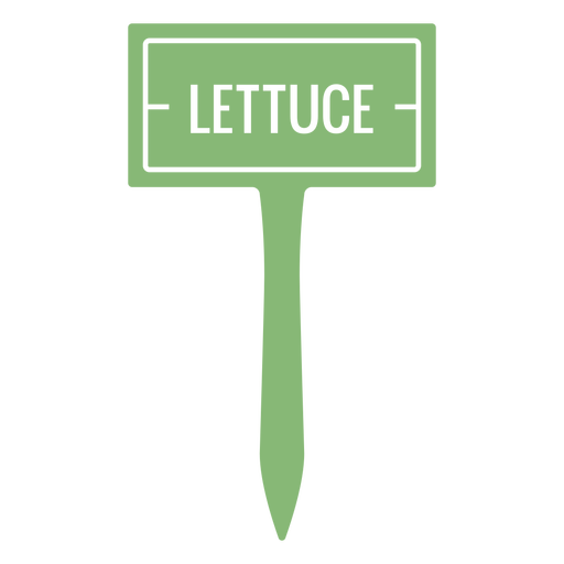 Lettuce sign cut out