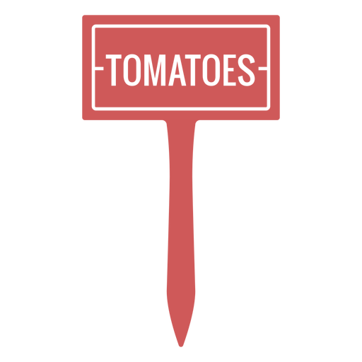 Tomatoes sign cut out