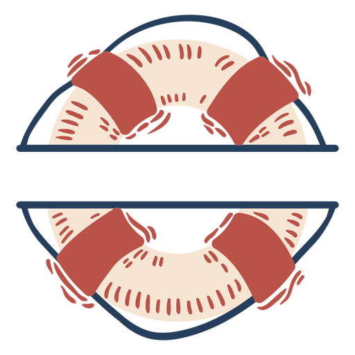 Nautical-LifePreserverRings-Linocut - 2 Desenho PNG