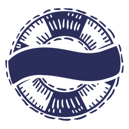 Nautical-LifePreserverRings-Linolschnitt - 9 PNG-Design