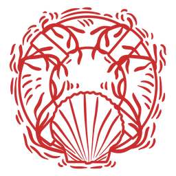 Nautical-LifePreserverRings-Linocut - 16 Desenho PNG