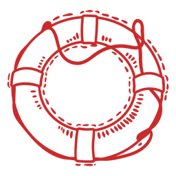 Nautical-LifePreserverRings-Linocut - 22 PNG-Design