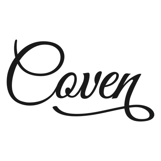 Coven label stroke PNG Design