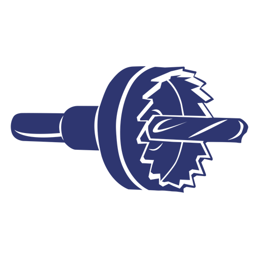 Drill bit tools simple design cut out PNG Design