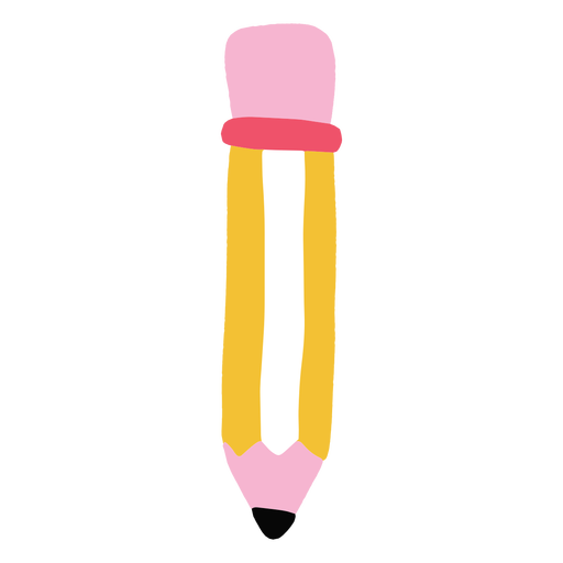 Writing pencil flat
