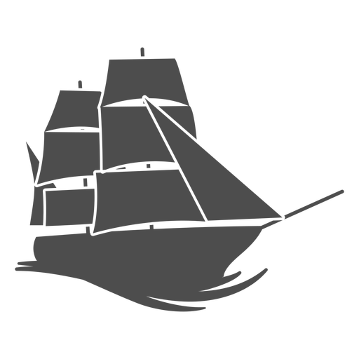7_Nautical_Sailing Ship_Graphic Icon_Vinyl_CR - 1 PNG-Design
