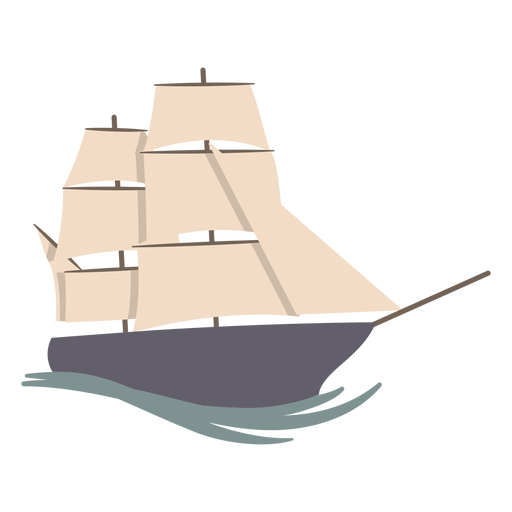 7_Nautical_Sailing Ship_Graphic Icon_VinylColor_CR - 0 Diseño PNG