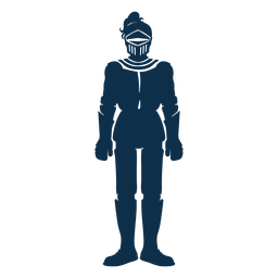 Knight's armor cut out PNG Design