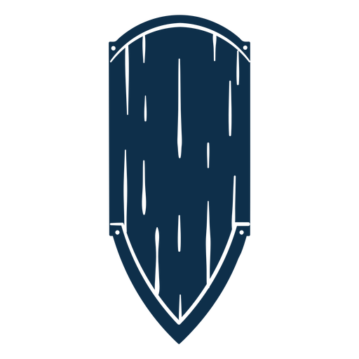 Wooden shield cut out PNG Design
