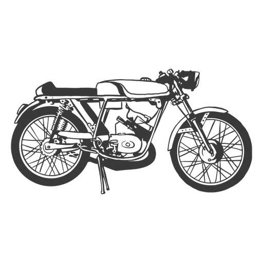 Conjunto de motocicleta - 1 Desenho PNG