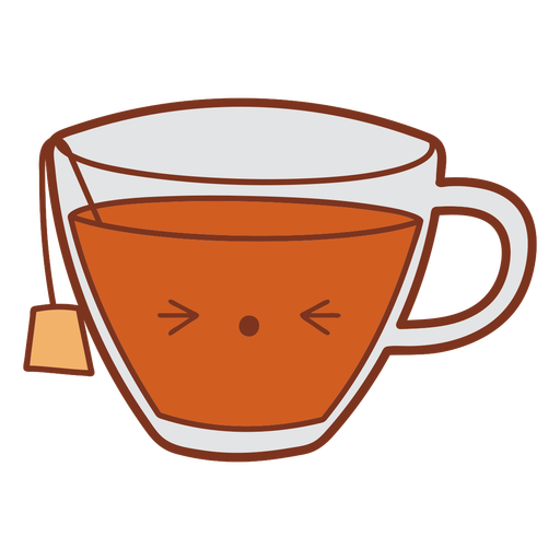 Tea cup cute PNG Design