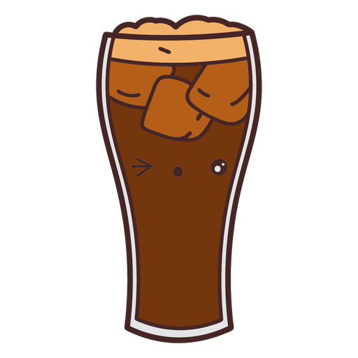 Soda cute PNG Design