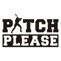 Pitch please quote cut out PNG Design