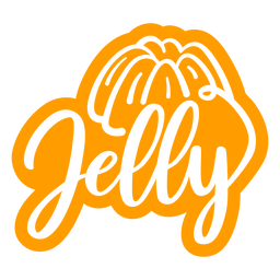 Jelly dessert cut out PNG Design Transparent PNG