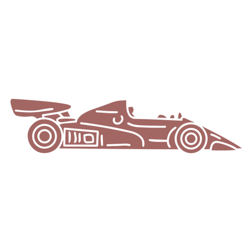 Race car cut out PNG Design