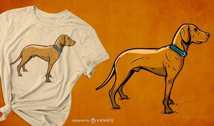 Hunting dog breed t-shirt design