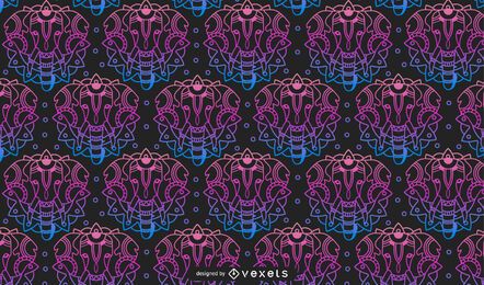 Animal mandala gradient pattern design Animal mandala gradient pattern design