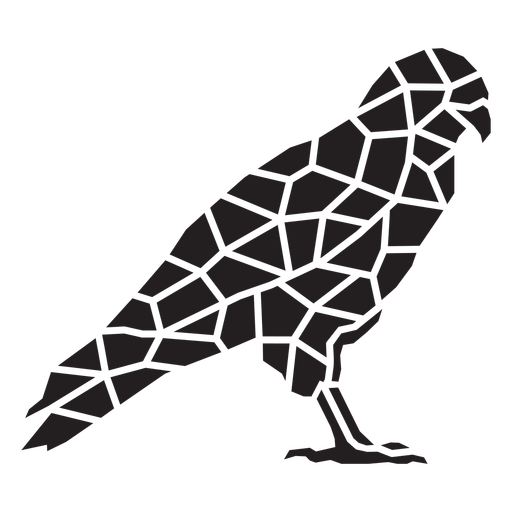 Bold eagle profile cut out PNG Design
