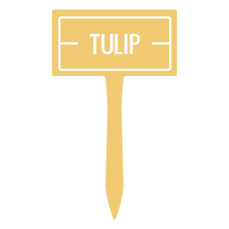 Tulip sign cut out