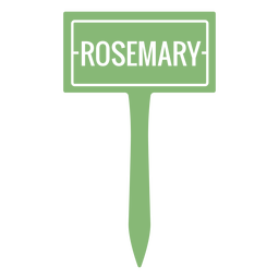 Rosemary sign cut out PNG Design