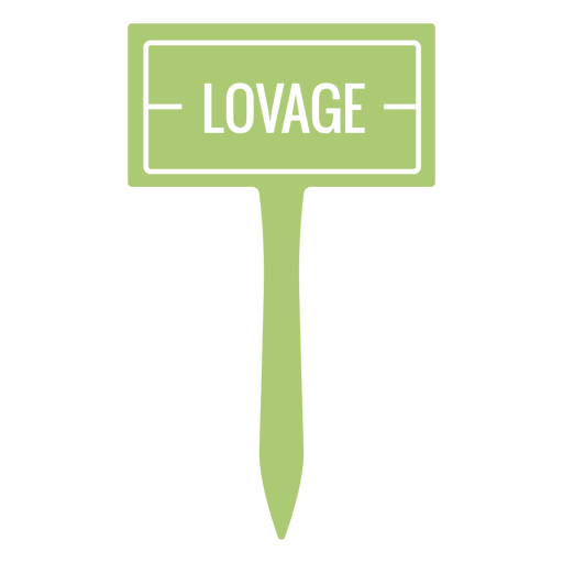 Lovage sign cut out