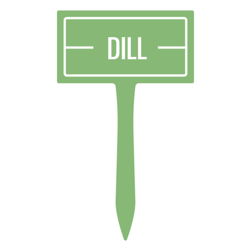 Dill sign cut out