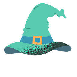 Witch hat textured PNG Design