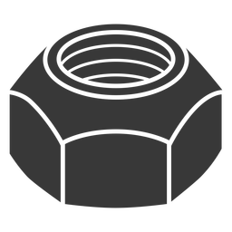 Prevailing Torque Lock Nut Cut Out PNG & SVG Design For T-Shirts