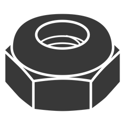 Nylon Insert Lock Nut Cut Out PNG & SVG Design For T-Shirts