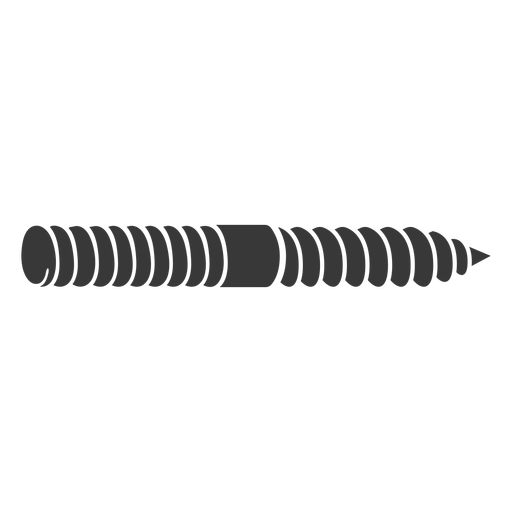 Headless screw cut out PNG Design