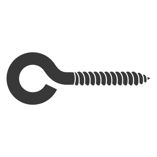 Eye lags screw cut out PNG Design