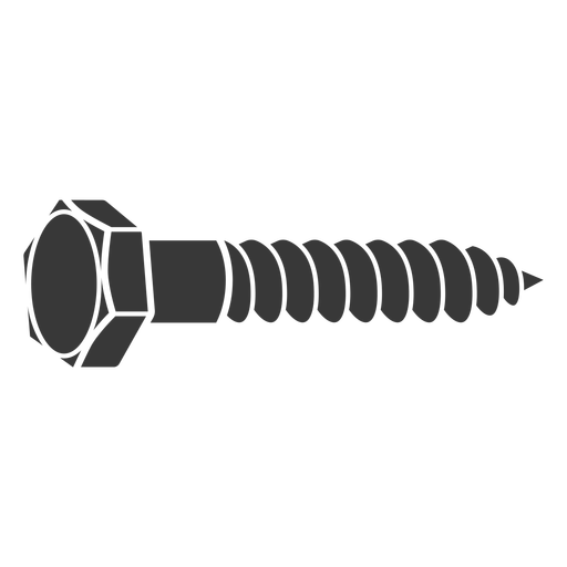 Lag bolt screw cut out PNG Design