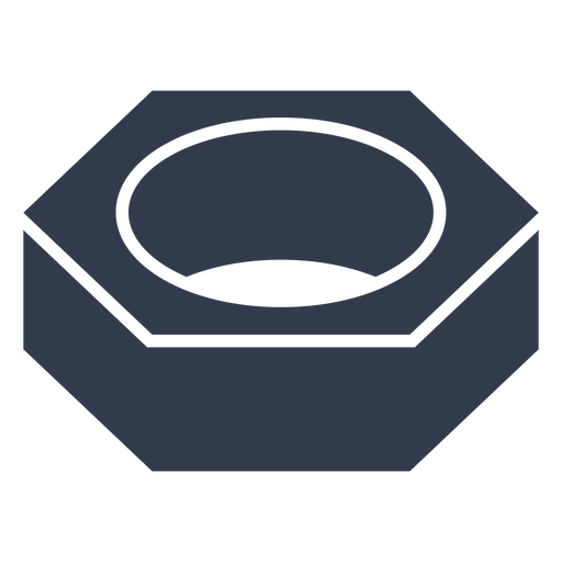 Jam nut cut out PNG Design