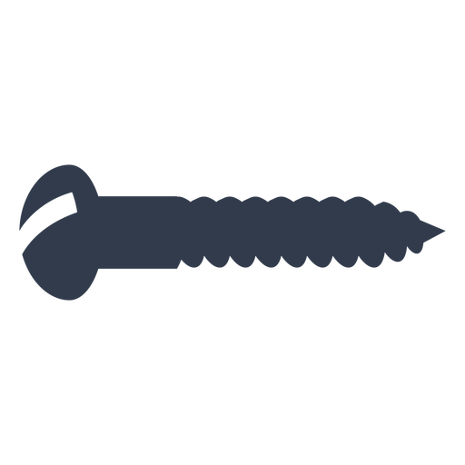 Round head screw cut out PNG Design