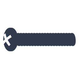 Pillips screw cut out PNG Design