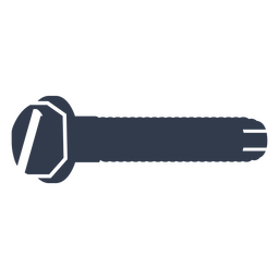 Hex bolts screw cut out PNG Design