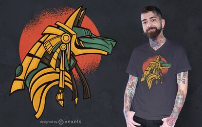Anubis ancient Egypt t-shirt design Anubis ancient Egypt t-shirt design