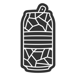 10_Food_Drinks_Detailed Geometric_2_Vinyl - 1 Diseño PNG