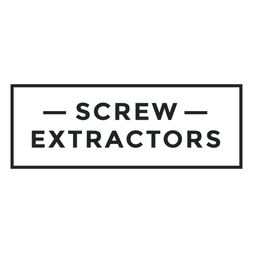 Screw extractors cut out PNG Design