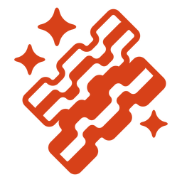 Bacon filled stroke PNG Design