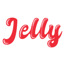 Jellys lettering PNG Design